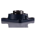 SKF Flange Bearing Unit 4 Hole Cylindrical Bore 40 mm ID Set Screw Lock FYJ 40 TF
