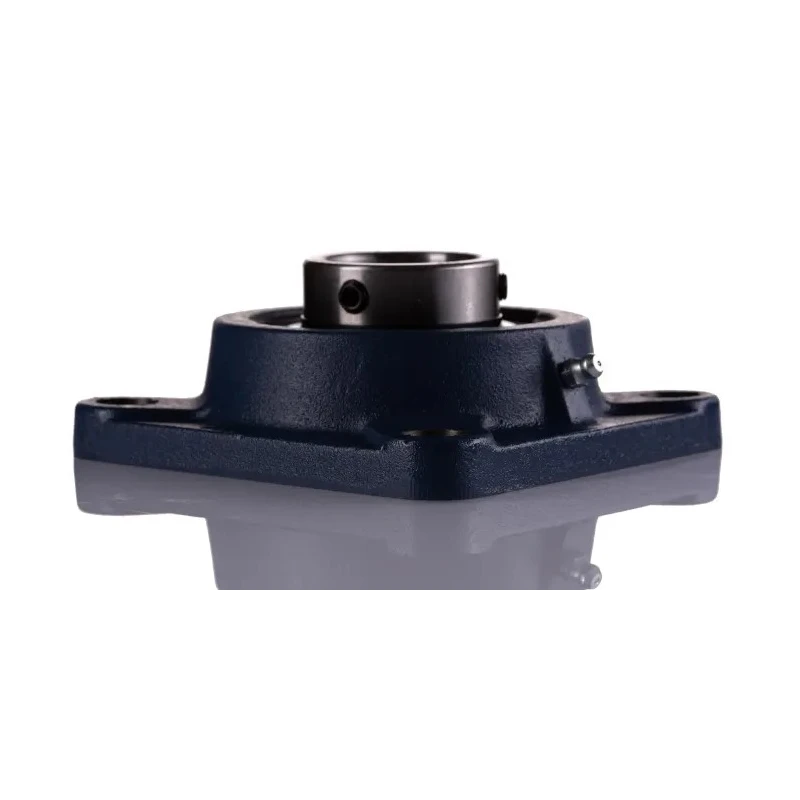 SKF Flange Bearing Unit 4 Hole Cylindrical Bore 40 mm ID Set Screw Lock FYJ 40 TF