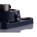 SKF Flange Bearing Unit 4 Hole Cylindrical Bore 40 mm ID Set Screw Lock FYJ 40 TF