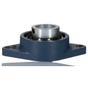 SKF Flange Bearing Unit 2 Hole Cylindrical Bore 30mm ID Cast Iron Steel Housing FYTB 30 FM
