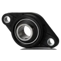 SKF 2 Hole Cylindrical Flange Bearing Unit Steel Set Screw Locking 25mm ID 124mm Length FYTBK 25 TR
