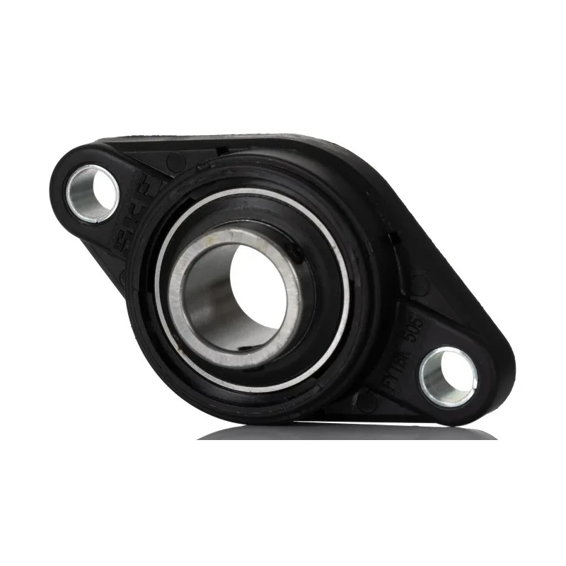 SKF 2 Hole Cylindrical Flange Bearing Unit Steel Set Screw Locking 25mm ID 124mm Length FYTBK 25 TR