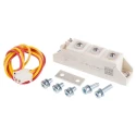 Semikron Danfoss Diode/Thyristor Module SCR 800 V 95 A 150 mA 2 kA 1.65 V SKKH 92/08 E