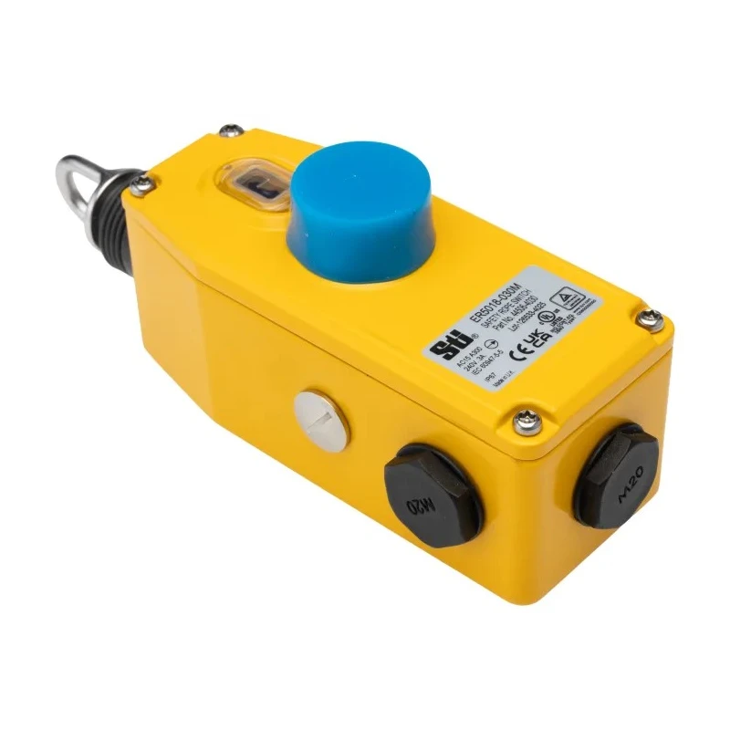 Omron ER Rope Pull Switch 188 mm, Any Position, 3 NC Contacts, IP67, Die Cast Aluminium Housing 44506-4030 ER5018-030M