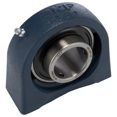 SKF Cast Iron Short Base Pillow Block Bearing 35 mm Inside Diameter, 25.5 kN Dynamic Load Rating, 15.3 kN Static SYF 35 TF