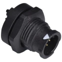 Amphenol Industrial Straight Connector 2 Male X-LOK Series 5A Current Rating AD-02PMMP-QC8001