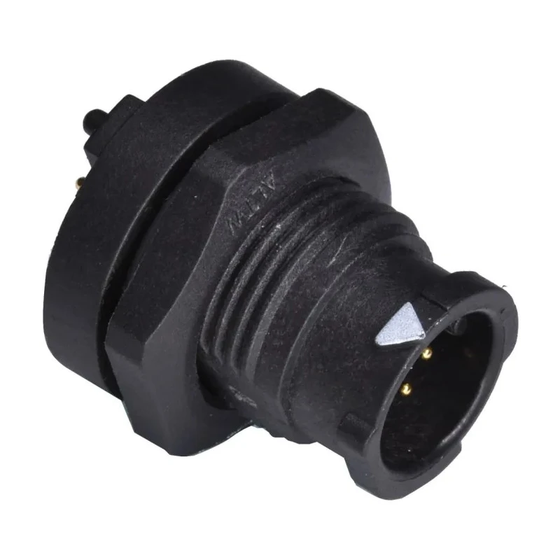 Amphenol Industrial Straight Connector 2 Male X-LOK Series 5A Current Rating AD-02PMMP-QC8001