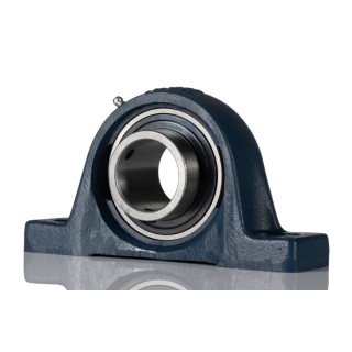 SKF Pillow Block Bearing 40 mm ID, Steel, Set Screw Locking, Limiting Speed 4800rpm SYJ 40 TF