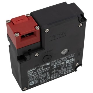 Omron Solenoid Interlock Switch D4NL Series Power to Unlock 24V DC IP67 