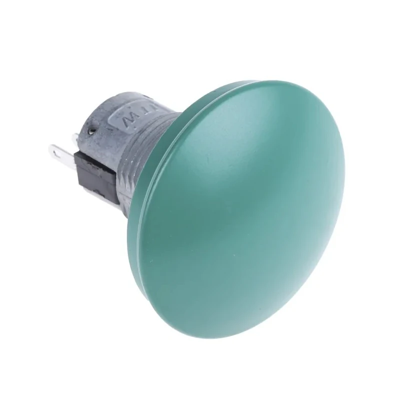 ITW Switches 76-94 Series Push Button Switch, Panel Mount, 22 mm Cutout, Green, SPDT, IP67 76-9440/439088G