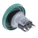 ITW Switches 76-94 Series Push Button Switch, Panel Mount, 22 mm Cutout, Green, SPDT, IP67 76-9440/439088G