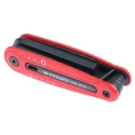Facom 7 Piece Folding Metric Hex Key Set, Hex Sizes 2.5 - 3 - 4 - 5 - 6 - 8 - 10 mm 86H.JE7A