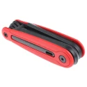 Facom 7 Piece Folding Metric Hex Key Set, Hex Sizes 2.5 - 3 - 4 - 5 - 6 - 8 - 10 mm 86H.JE7A