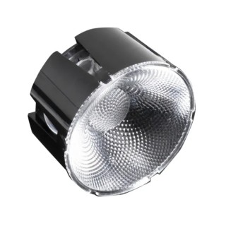 Ledil 1-Way LED Lens Round Clear Polymethyl Methacrylate 26° Viewing Angle 69.9mm Diameter CP17412_YASMEEN-70-M-C