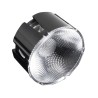 Ledil 1-Way LED Lens Round Clear Polymethyl Methacrylate 26° Viewing Angle 69.9mm Diameter CP17412_YASMEEN-70-M-C
