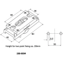Pepperl + Fuchs Mounting Bracket for Use with +U1+, +U9, VariKont, DIN 43662, DIN 43694, EN 50024, EN 50025, EN MH 04-2681F