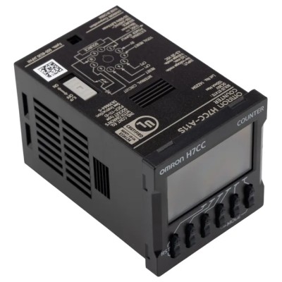 Omron Digital Counter 6 Digit LCD 10,000 Hz 240V AC Flush Mount H7CC-A