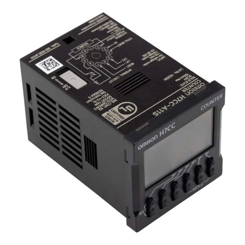 Omron Digital Counter 6 Digit LCD 10,000 Hz 240V AC Flush Mount H7CC-A