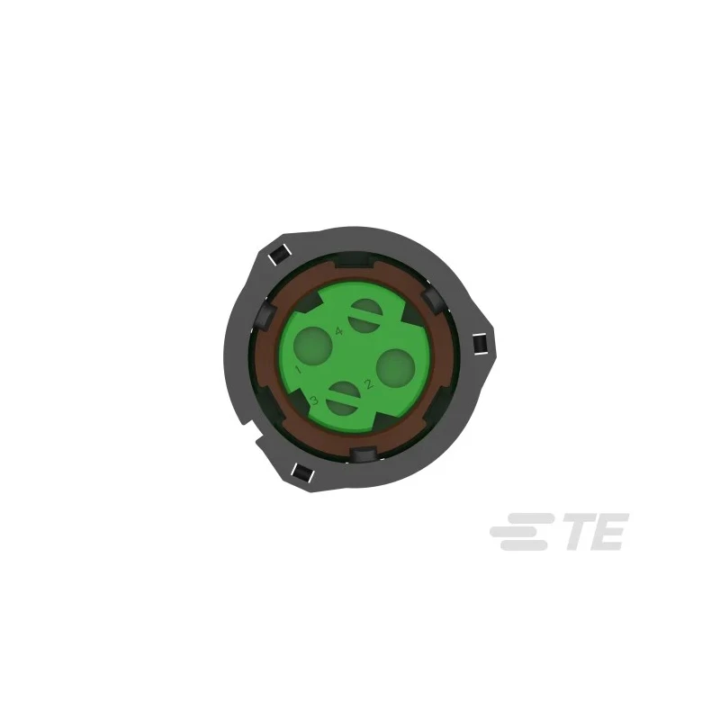 TE Connectivity Female 4 Way Housing 3-967325-3
