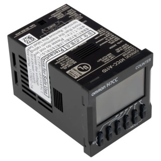 Omron Digital Counter 6 Digit LCD Display DIN Rail Mount 24V AC 60Hz H7CC-A