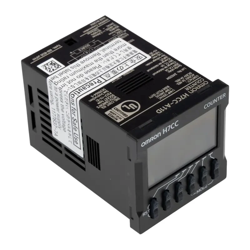 Omron Digital Counter 6 Digit LCD Display DIN Rail Mount 24V AC 60Hz H7CC-A