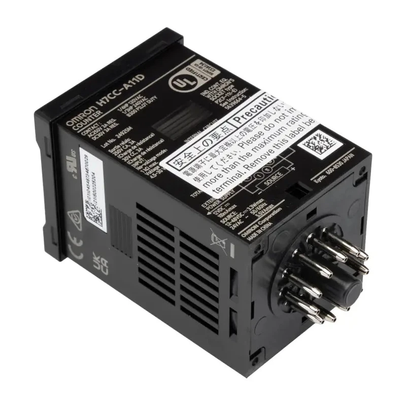 Omron Digital Counter 6 Digit LCD Display DIN Rail Mount 24V AC 60Hz H7CC-A