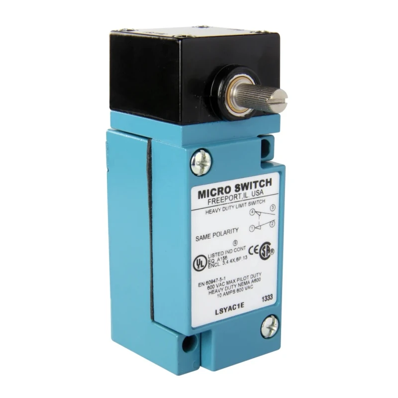 Honeywell Technologies Roller Lever Limit Switch, SPDT, IP66, IP67, Die Cast Zinc Epoxy Coated Housing, 600V AC LSYAC1E