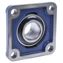 SKF 4 Hole Cylindrical Flanged Bearing Unit 44.45 mm ID Steel Housing 137mm Length UCF 209-28