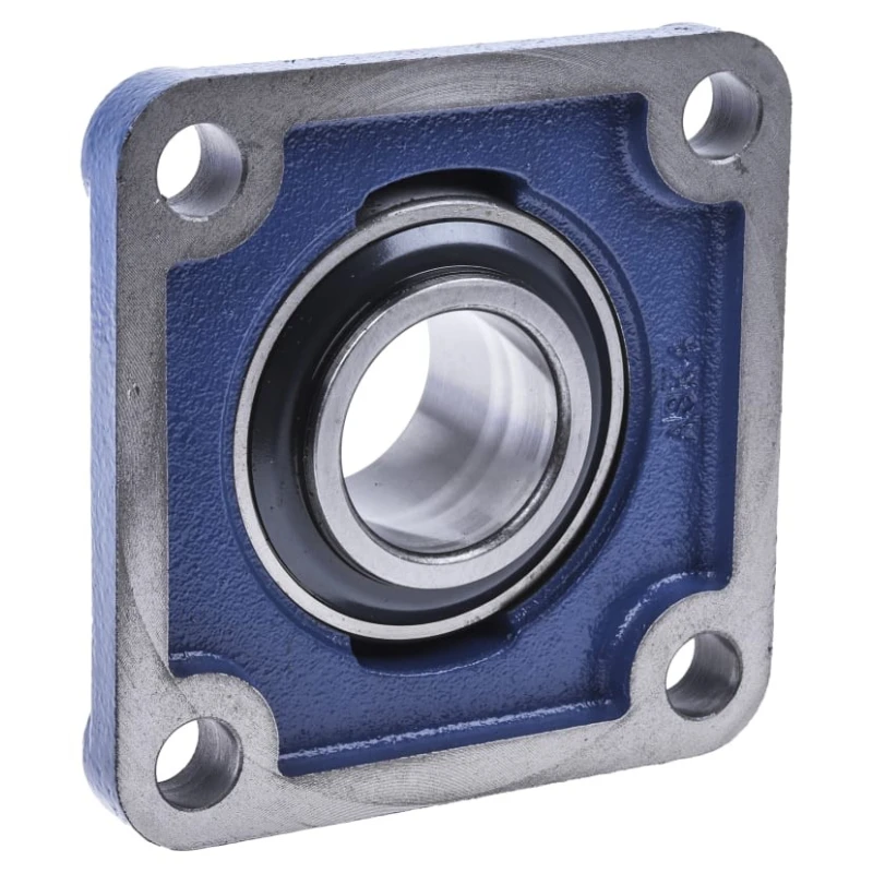 SKF 4 Hole Cylindrical Flanged Bearing Unit 44.45 mm ID Steel Housing 137mm Length UCF 209-28
