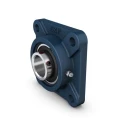 SKF 4 Hole Cylindrical Flanged Bearing Unit 44.45 mm ID Steel Housing 137mm Length UCF 209-28