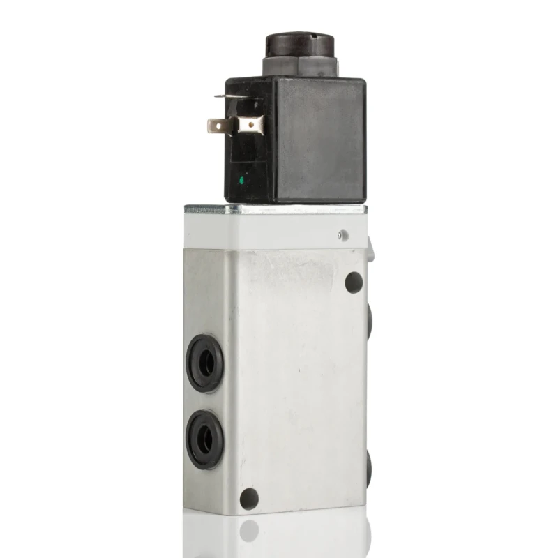 Norgren Pneumatic Solenoid Valve 1/8 in Port Size, Anodised Aluminium Body, 24V, 4 Ports, 2 Positions 2636065024202400
