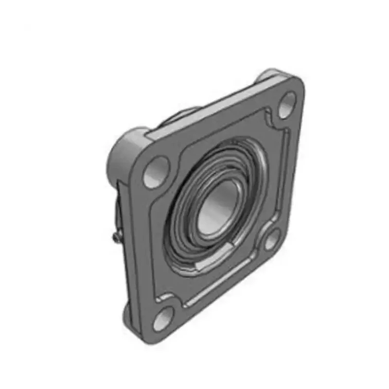 SKF 4 Hole Cylindrical Flange Bearing Unit 40 mm ID, Set Screw Locking, Cast Iron Housing UCF 308