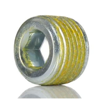 SMC Metric Plug Fitting R 3/8 Threaded Connection Hex Socket, Max Pressure 1 Mpa PLUG3/8