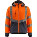 Mascot Workwear BLACKPOOL Navy, Orange Men's Hi Vis Softshell Jacket 15502-246-14010 S