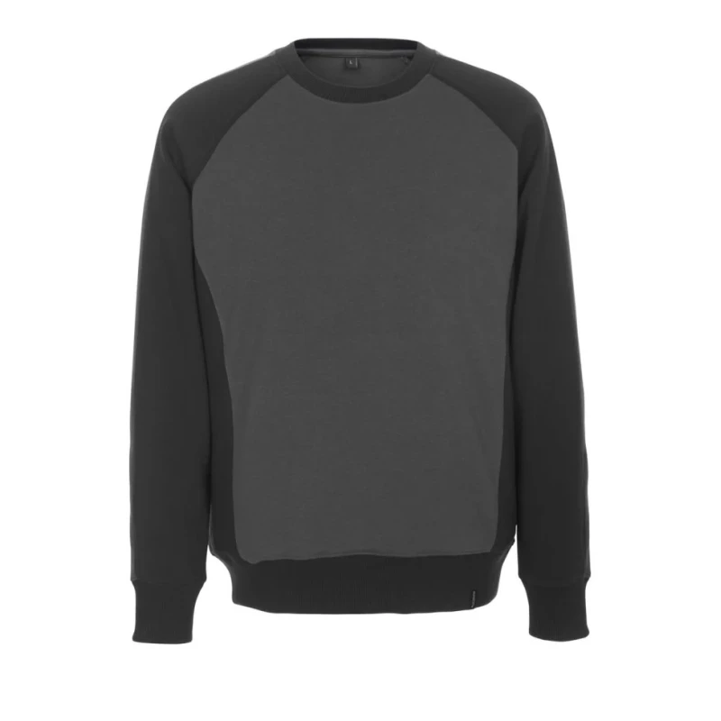 Mascot Workwear Anthracite Cotton, Polyester Unisex Pull Over Work Sweatshirt 50570-962-1809 XS