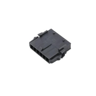 Molex 6 Way Nylon Connector Housing, 26mm Length, Black, Plug Type, UL 94 V-0, 200488-2006