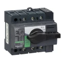 Schneider Electric 3-Pole Fixed Isolator Switch, IP40, 22A, 22 kW, Black Handle, Model 28900