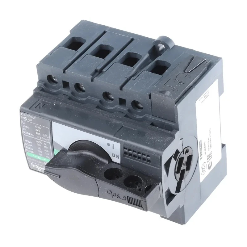 Schneider Electric 4-Pole Surface Isolator Switch, IP40, 22A, 22 kW, 3 Phase, ComPacT INS Series 28901