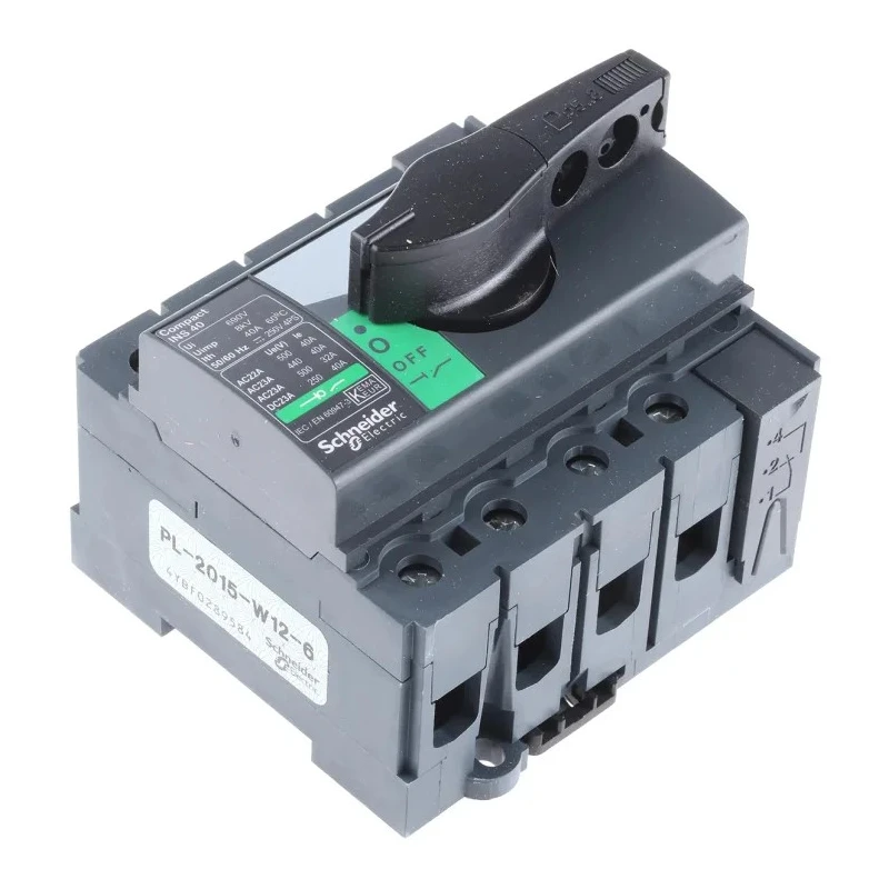 Schneider Electric 4-Pole Surface Isolator Switch, IP40, 22A, 22 kW, 3 Phase, ComPacT INS Series 28901