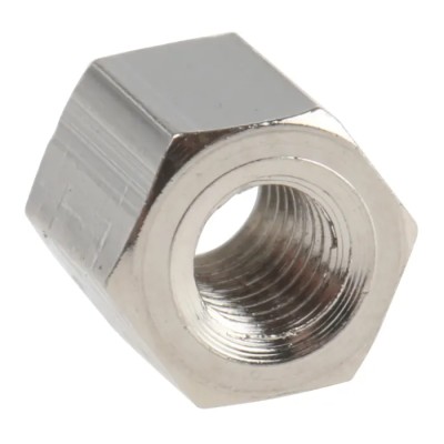 Essentra Threaded Standoff M3, 5 mm Body, Nickel Plated Brass HTSB-M3-05-5-1