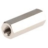 Essentra Threaded Standoff M3, 15 mm Body Brass Hex Shape Female/Female Threads HTSB-M3-15-5-1