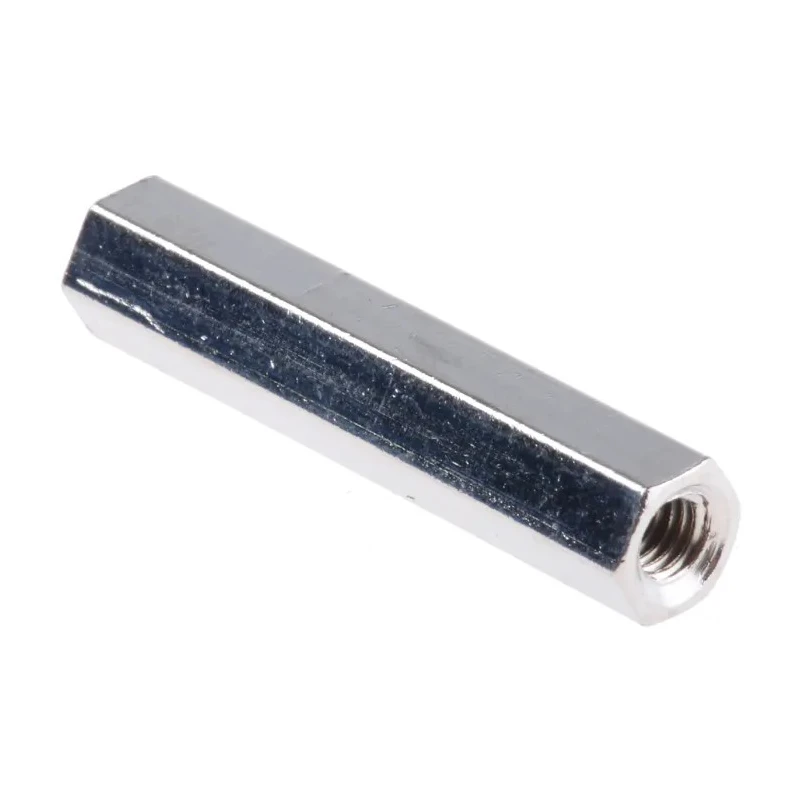 Essentra Brass Threaded Standoff Female/Female Hex 5mm Across Flat 25 mm Length HTSB-M3-25-5-1