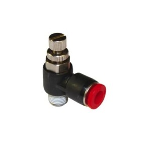 Norgren Pneutic C Series Banjo Flow Control Flow Controller, Threaded Inlet Male, Push-in Outlet Female 6 mm C0SA00618