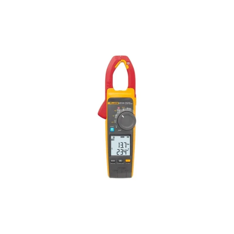Fluke Clamp Meter 999.9 A DC, 2.5 kA AC, 1000 V AC/DC, Non-Contact Voltage Detector FLUKE-377 FC/E