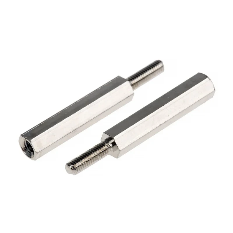 Essentra M3 Brass Hex Standoff Male/Female Thread Size 25 mm Length HTSB-M3-25-5-2
