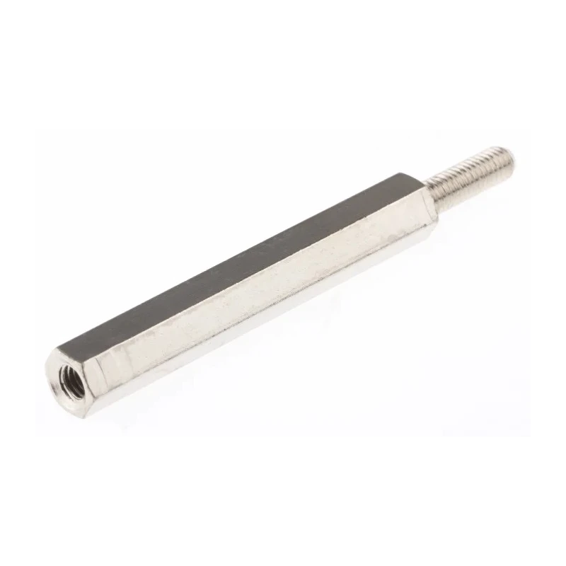 Essentra M3 Brass Hex Standoff, 35 mm Length, Male/Female Thread HTSB-M3-35-5-2