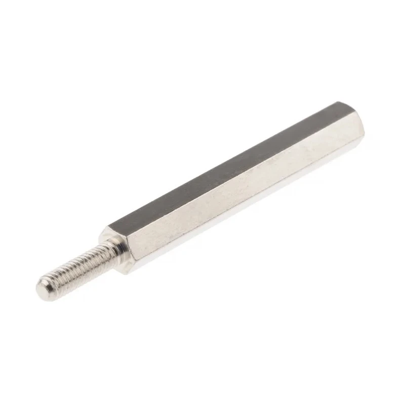 Essentra M3 Brass Hex Standoff, 35 mm Length, Male/Female Thread HTSB-M3-35-5-2