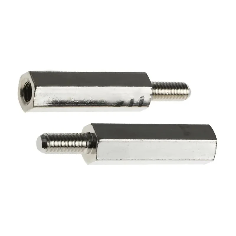 Essentra Brass Hexagonal M4 Standoff with 25 mm Body Length HTSB-M4-25-7-2