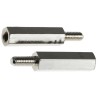 Essentra Brass Hexagonal M4 Standoff with 25 mm Body Length HTSB-M4-25-7-2