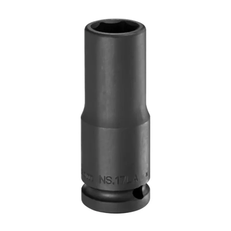 SAM 26 mm 12.7 mm Drive Hex Impact Socket, Metric, 78 mm Length NS-26-L